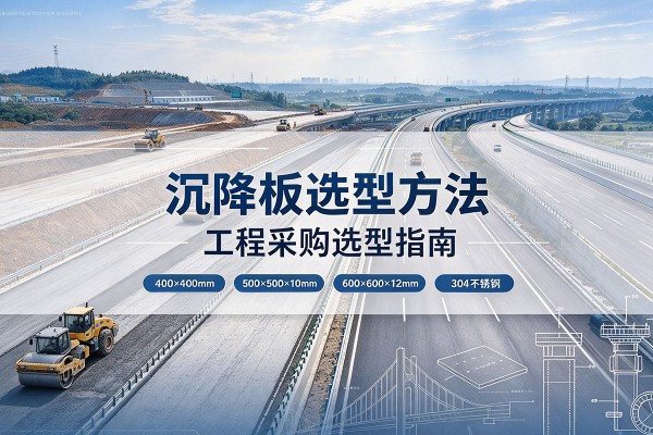 伍家岗沉降板选择方法