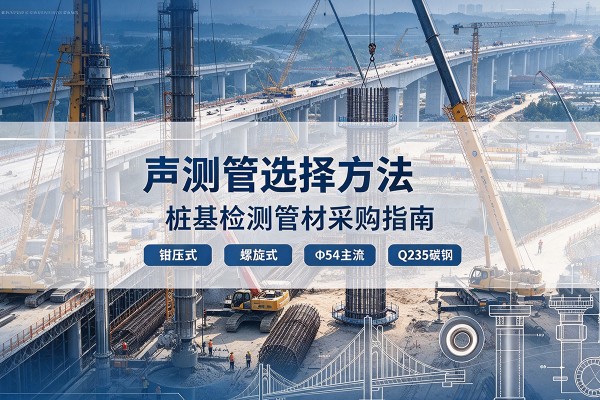 伍家岗声测管选型标准