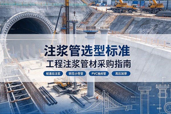 伍家岗注浆管选型标准