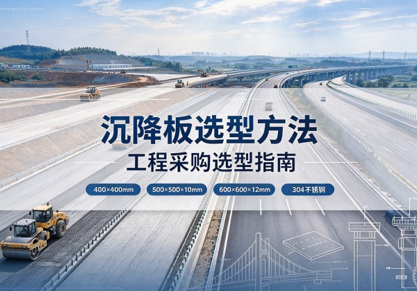 伍家岗沉降板选择方法