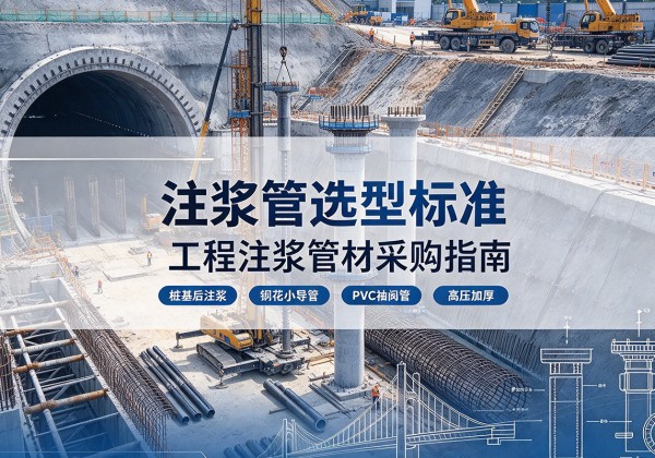 伍家岗注浆管选型标准